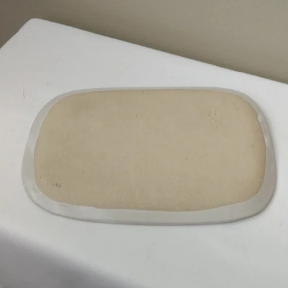 Beautiful Studio Art Pottery Display / Trinket Dish With Loon Signed Stand Incl - Picture 3 of 6